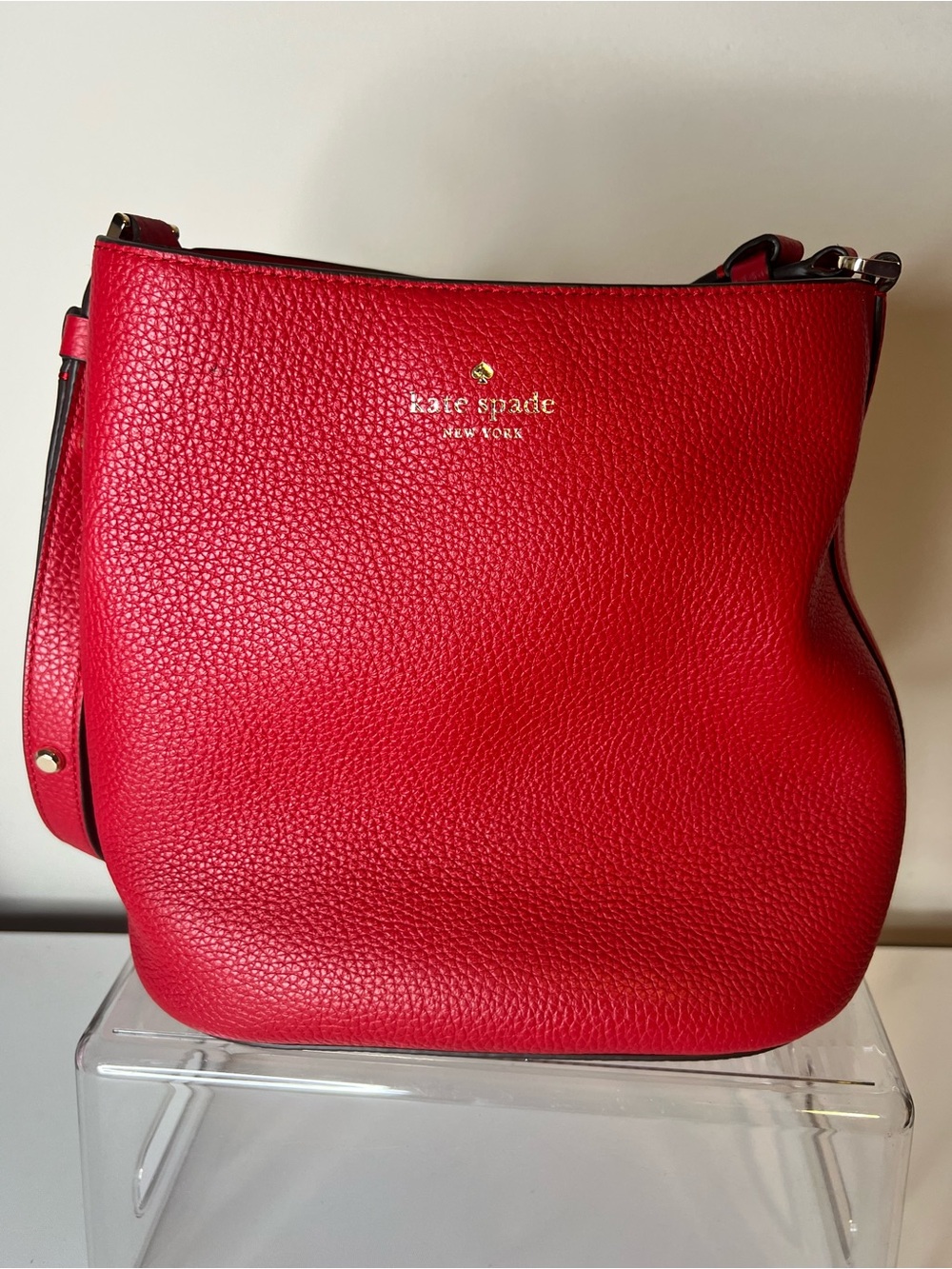 kate spade Julia Medium Bucket Bag, Perfect Cherry